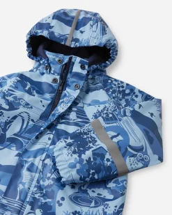 Lasten Fleecevuorellinen Sadetakki Koski