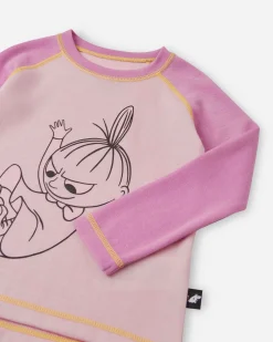 Taaperoiden Merinovilla-lyocell Paita Moomin Tindra