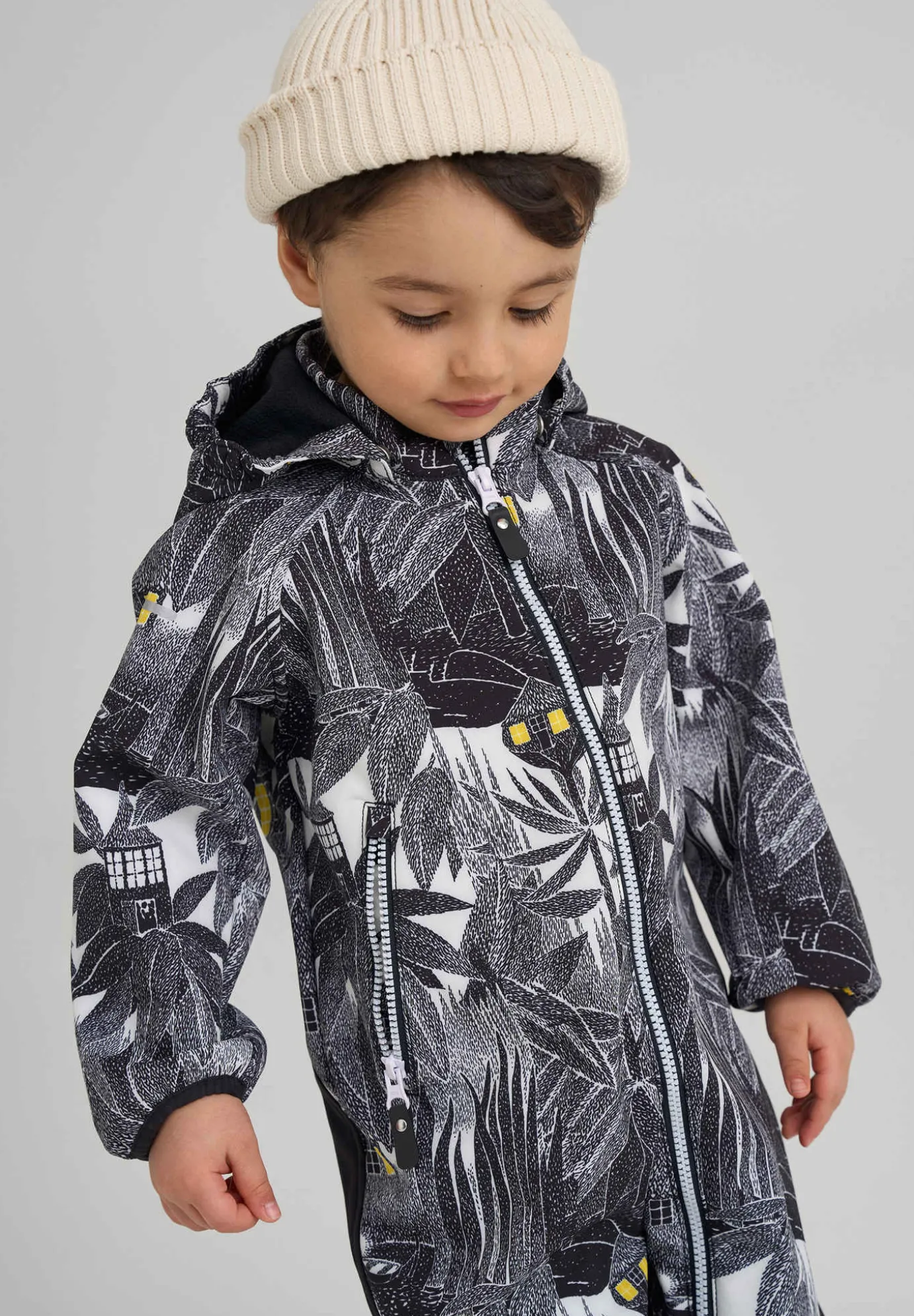 Taaperoiden Softshell-haalari Moomin Skyddad